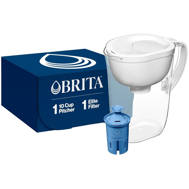 Brita Water Pitcher, Everyday Elite Filter, Removes 99% of Lead, Includes 1 Filter, 10-Cup Capacity, White Review