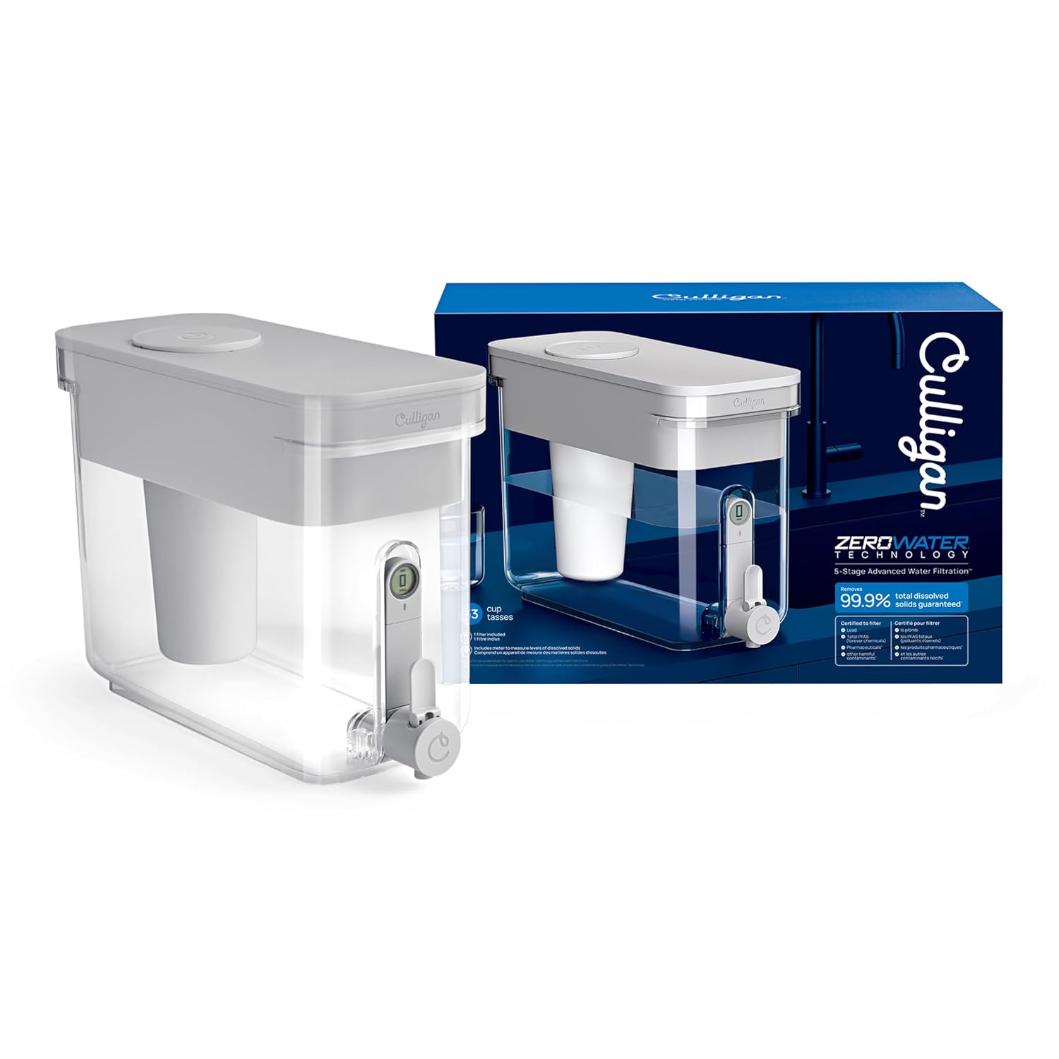Water filter dispenser