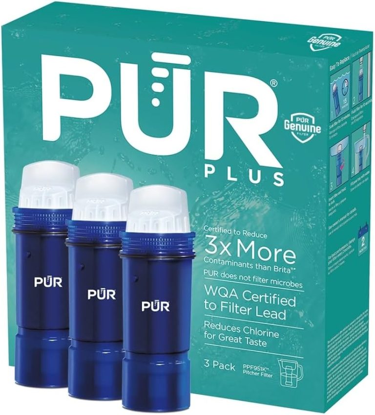 PUR Plus Water Filter Replacement for Pitchers & Dispensers, 6-Month Supply, 3 Count, Blue (PPF951K3) Review