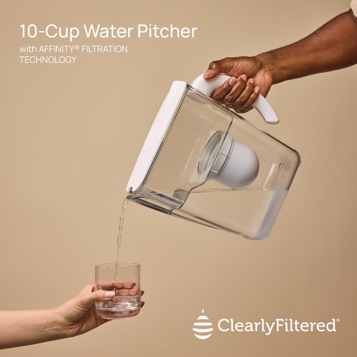 Clearly Filtered Water Pitcher