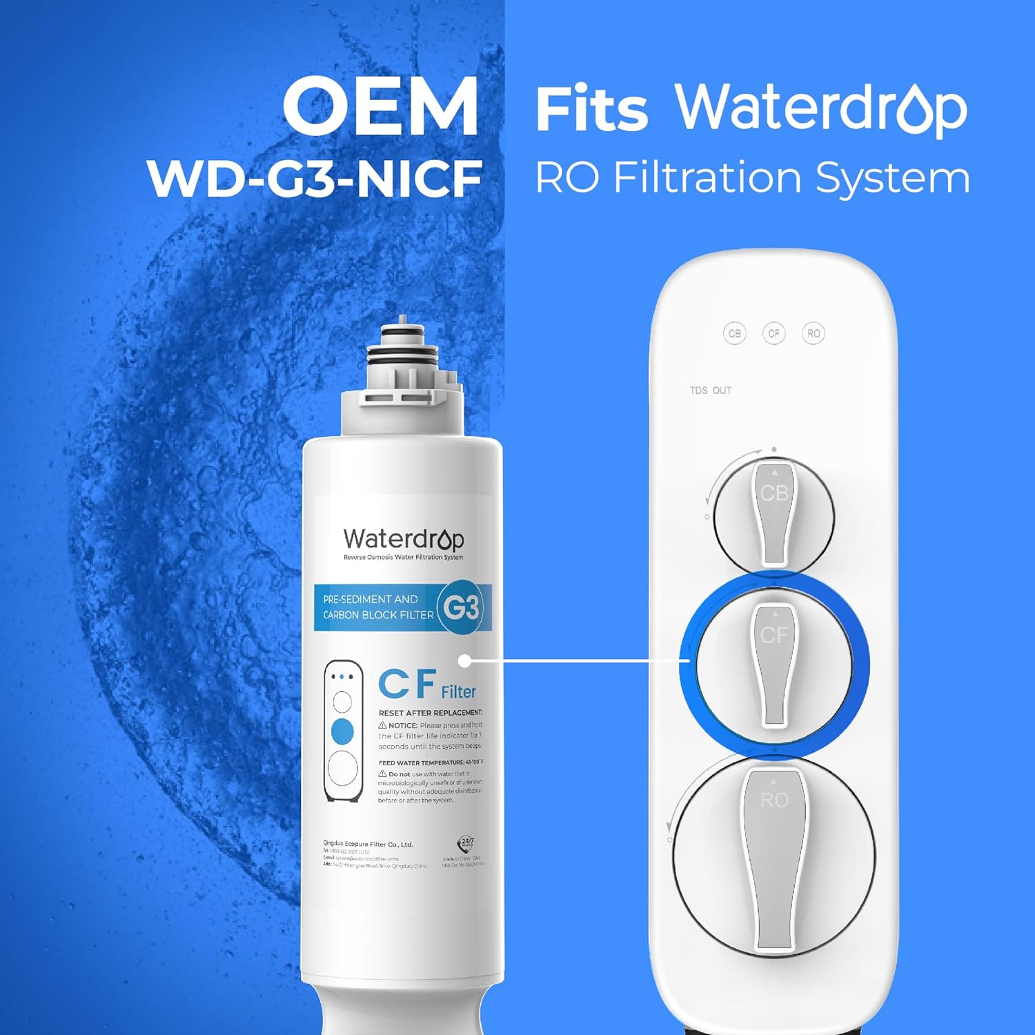 Waterdrop WD-G3-CF filter