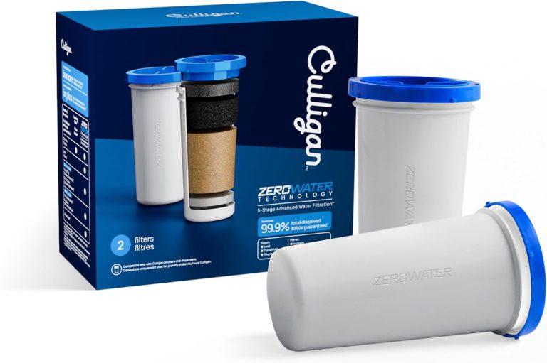 Culligan with ZeroWater Technology Replacement Filter 2-Pack, 5-Stage Advanced Water Filter Review