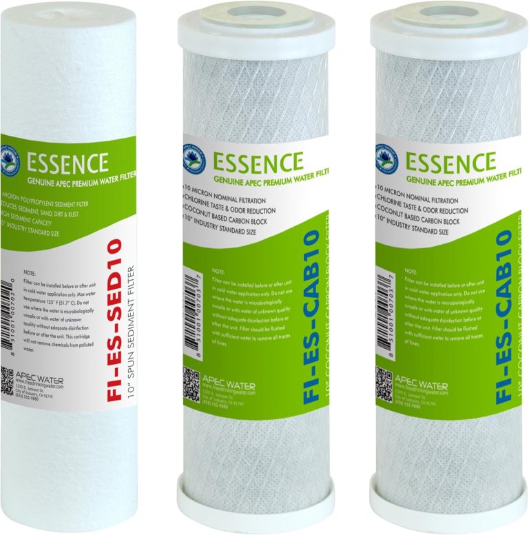 APEC Water Systems FILTER-SET-ES High Capacity Replacement Pre-Filter Set For Essence Series Reverse Osmosis Water Filter System Stage 1-3 Review