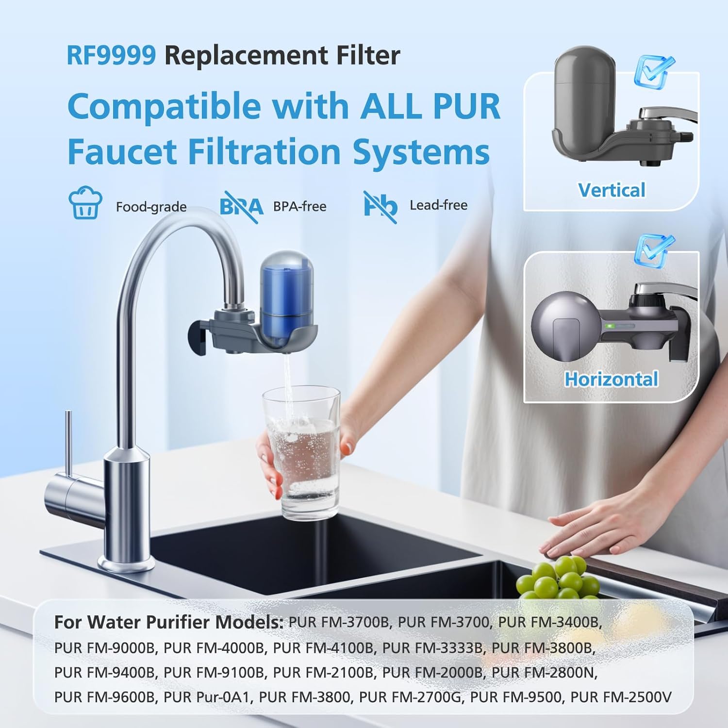 Certified filtration performance and health safety