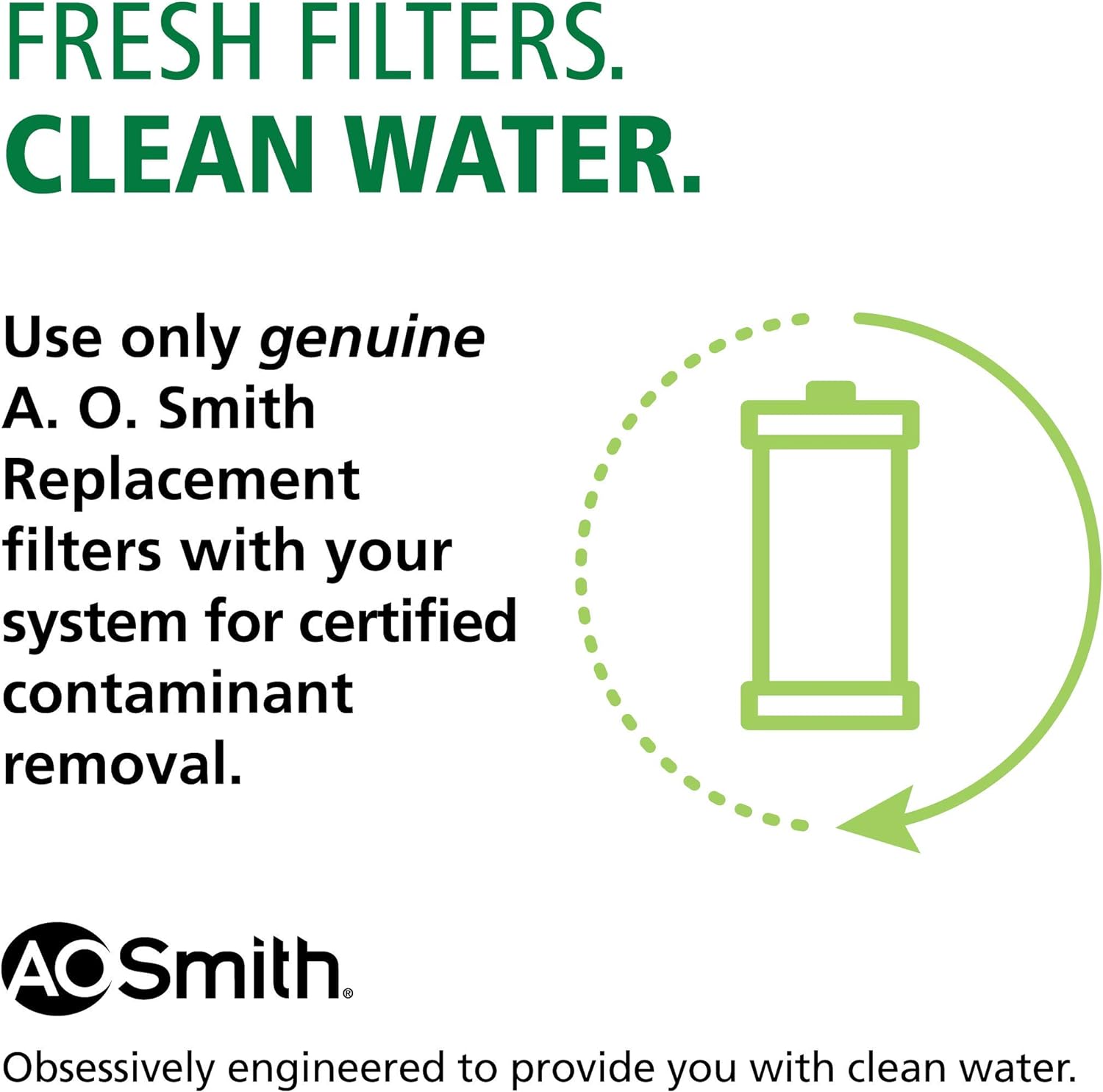 Replacement Cartridge for AO Smith Whole House Sediment Filters