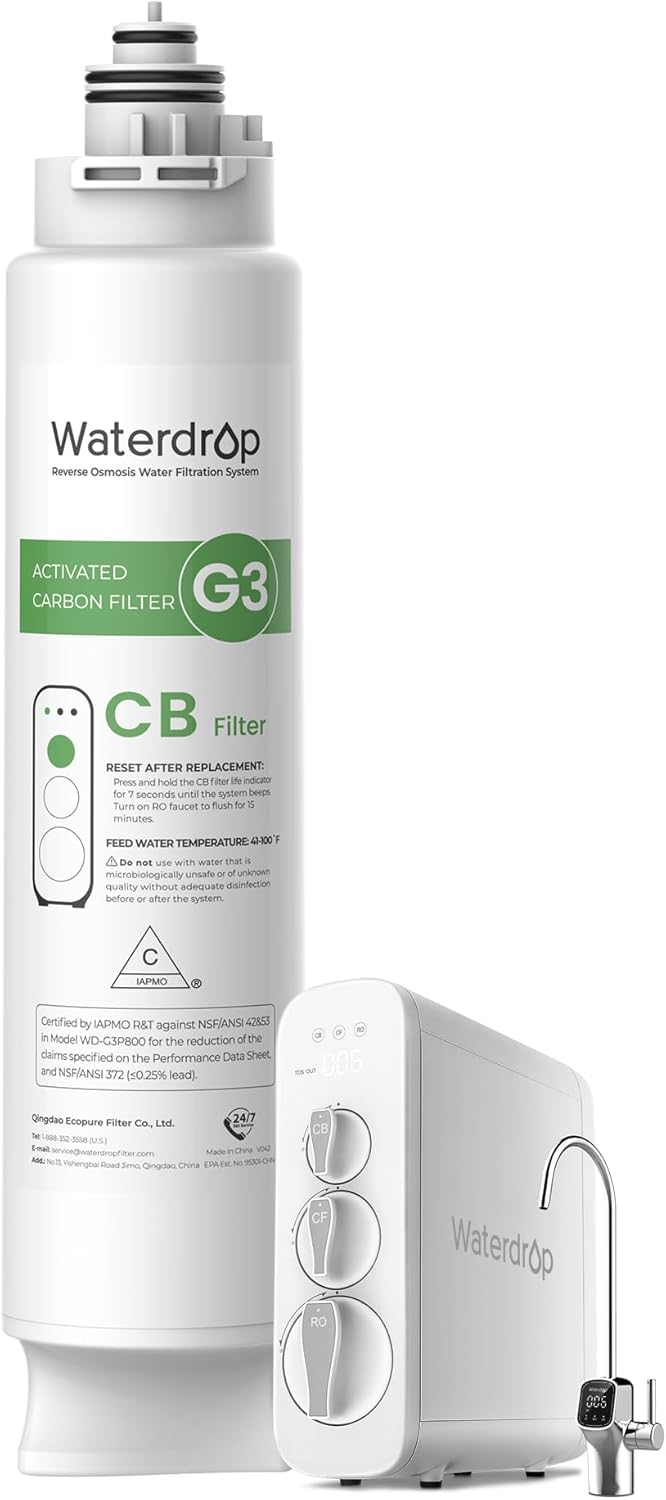 Waterdrop WD-G3-CB Filter Review