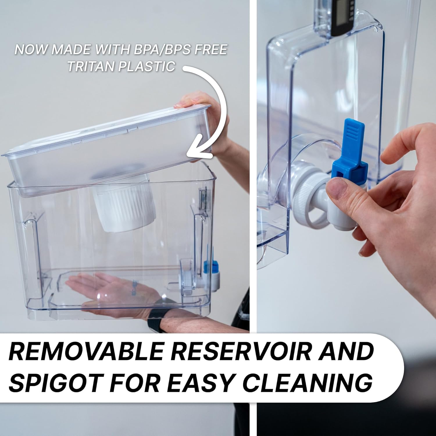 Countertop water filter dispenser