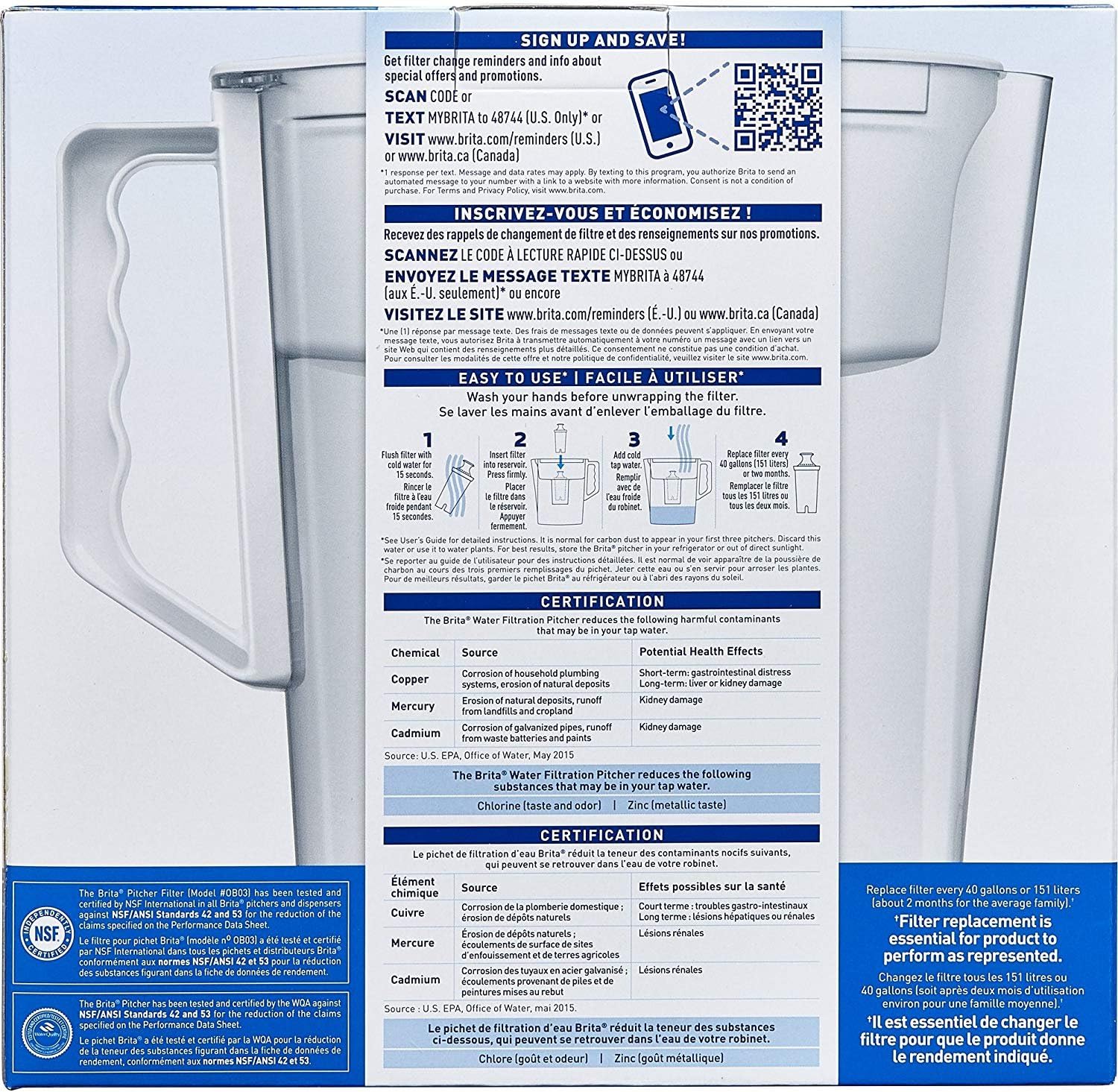 Brita Slim 5-Cup Pitcher