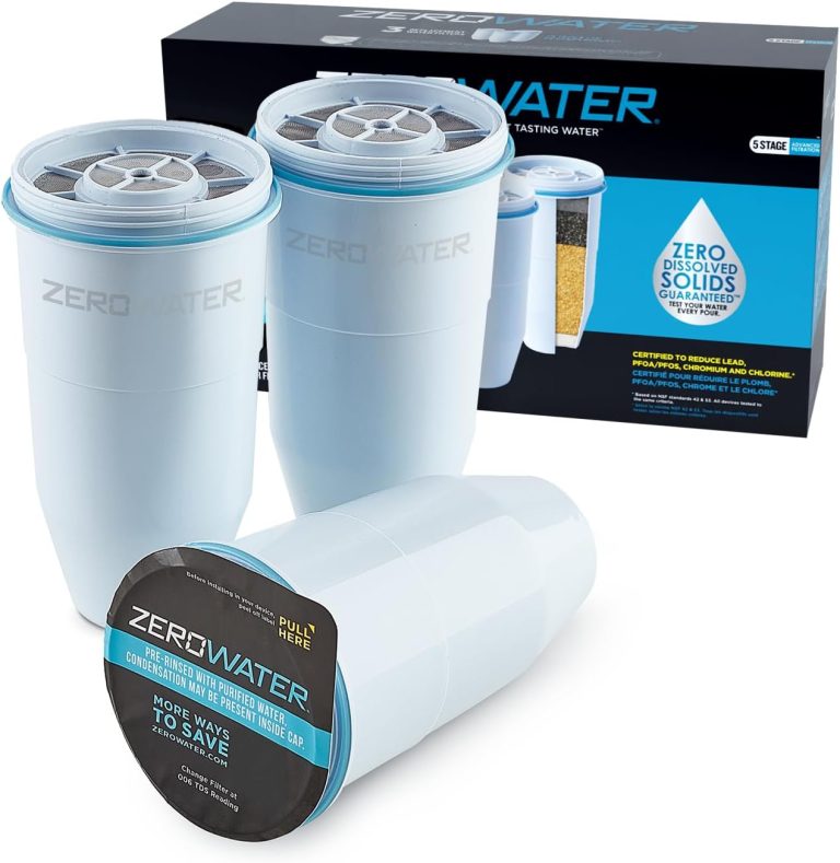 ZeroWater Replacement Filter – 5-Stage 0 TDS, 3-Pack