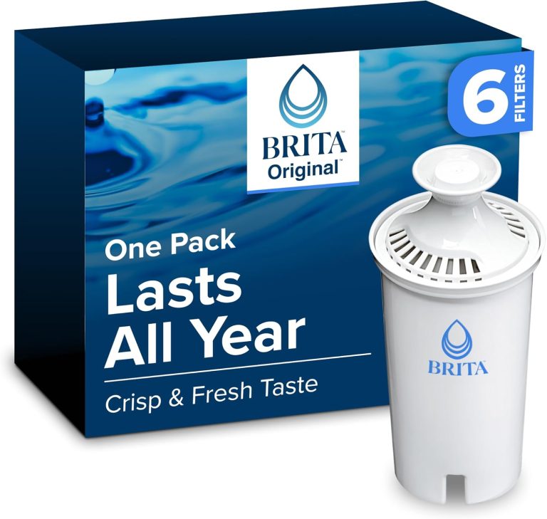 Brita Standard Water Filter – 6-Pack for Pitchers.