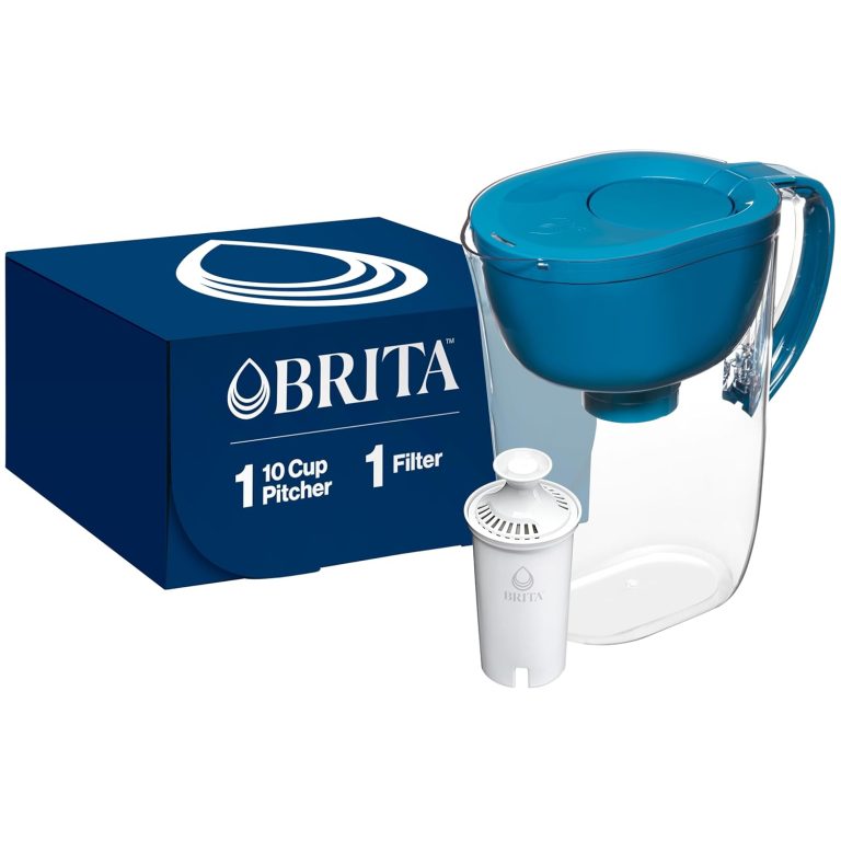 Brita Large Water Filter Pitcher | 10-Cup Teal, SmartLight