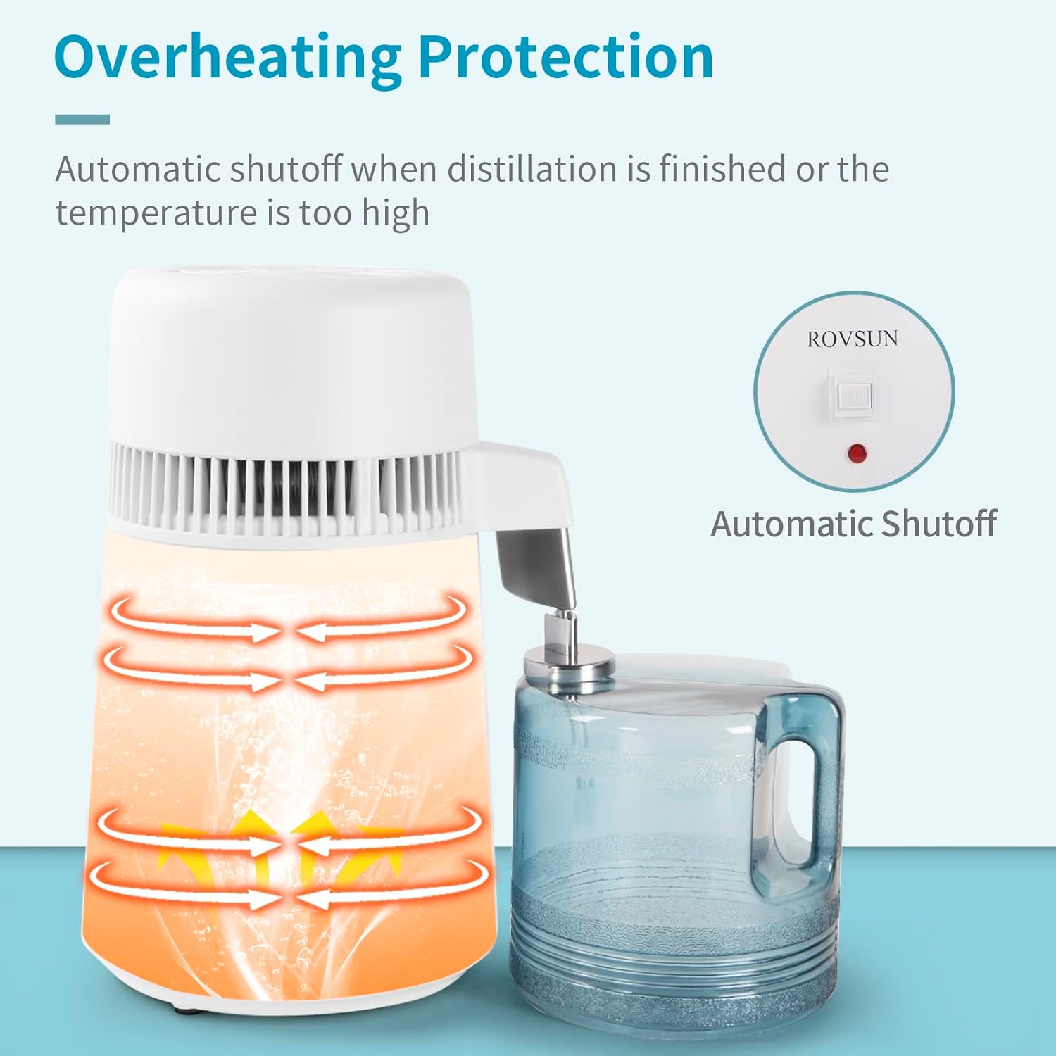 ROVSUN Water Distiller key features image