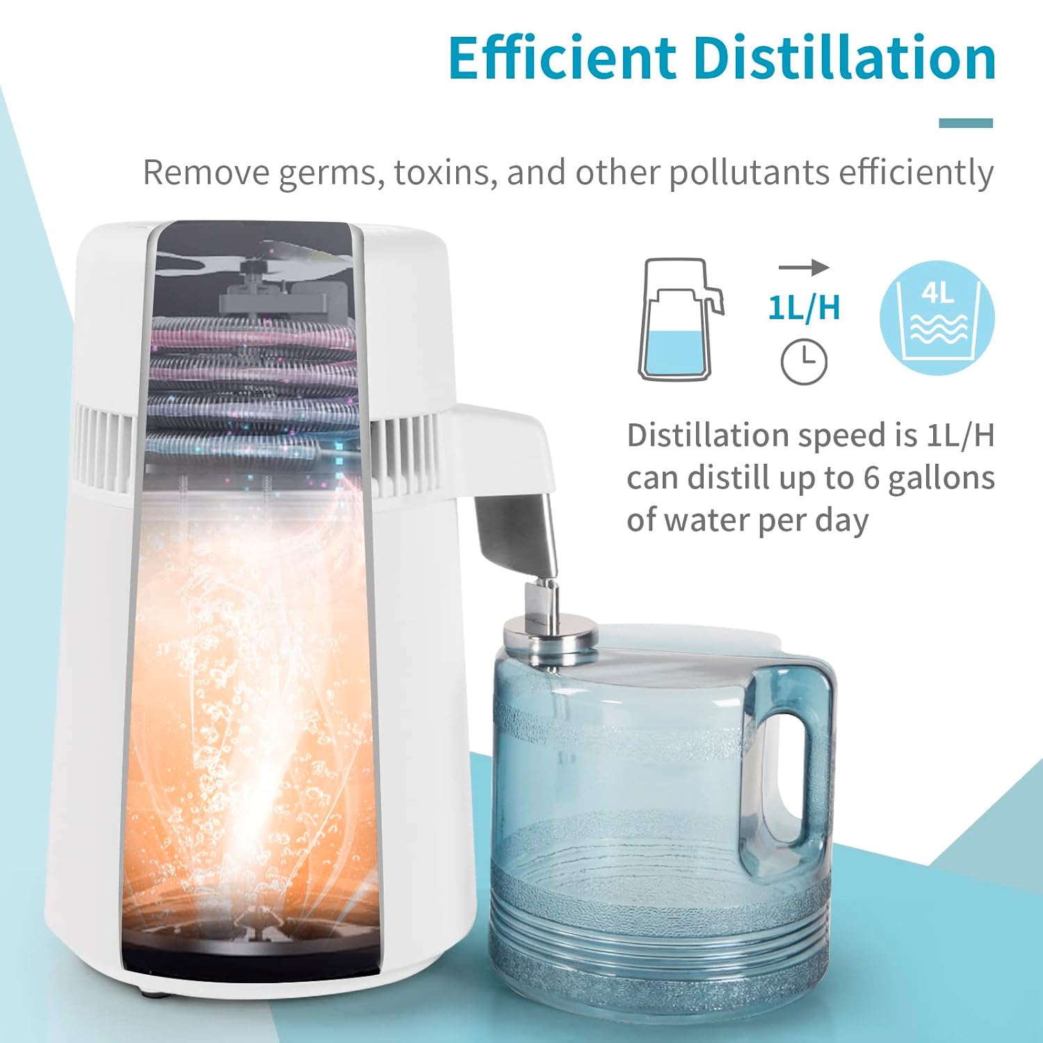 ROVSUN Water Distiller performance image