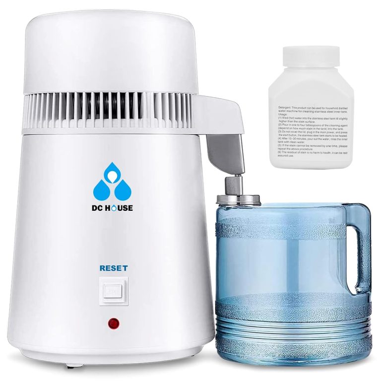 DC HOUSE 1 Gallon Water Distiller Machine 750W 4L Pure