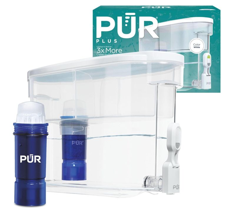PUR PLUS 30-Cup Water Filter Dispenser – Lead-Reducing