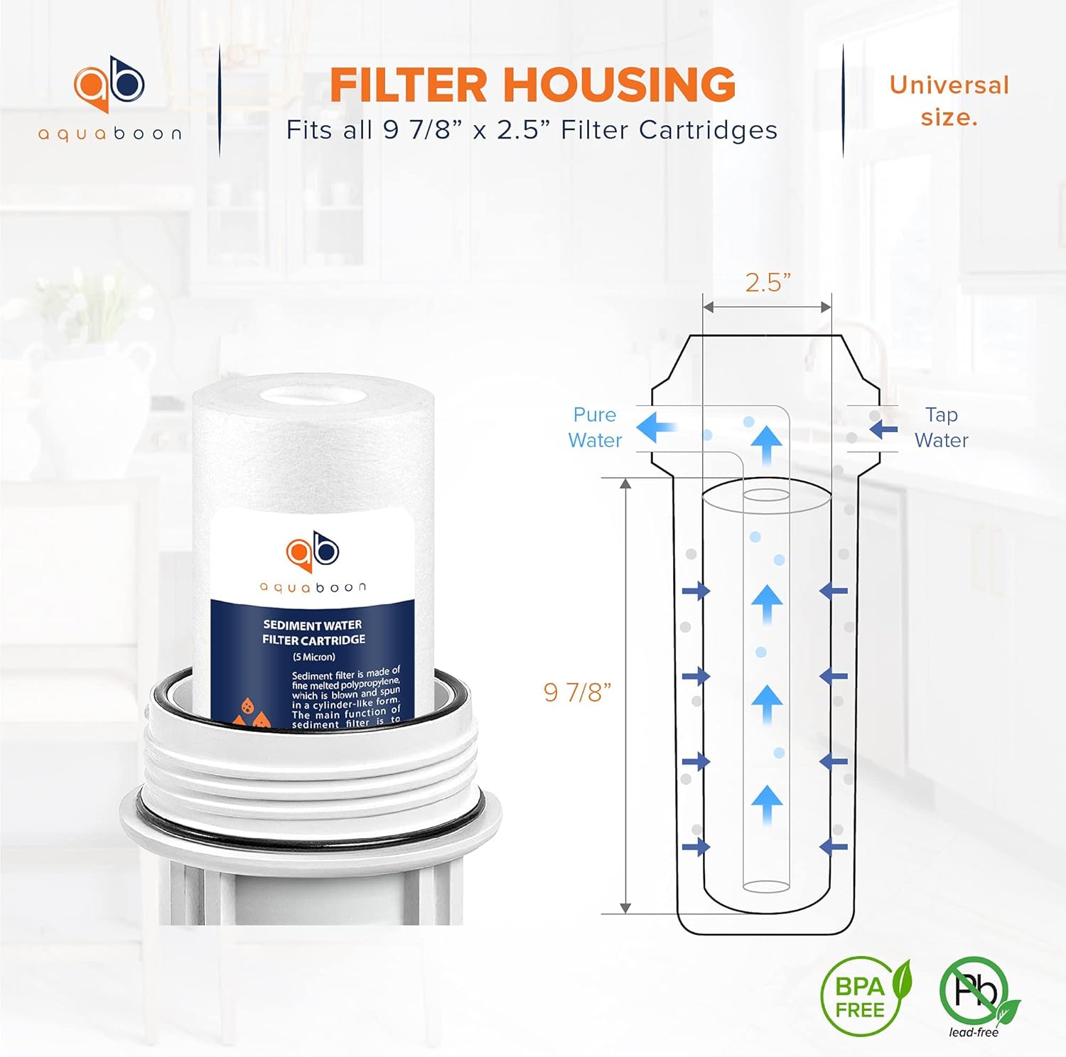 Aquaboon 5 Micron sediment filter overview