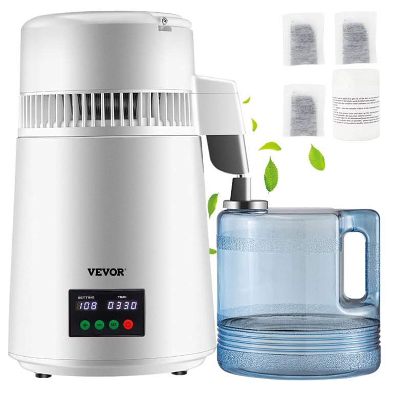 VEVOR 1.1Gal Water Distiller – 750W Countertop Unit