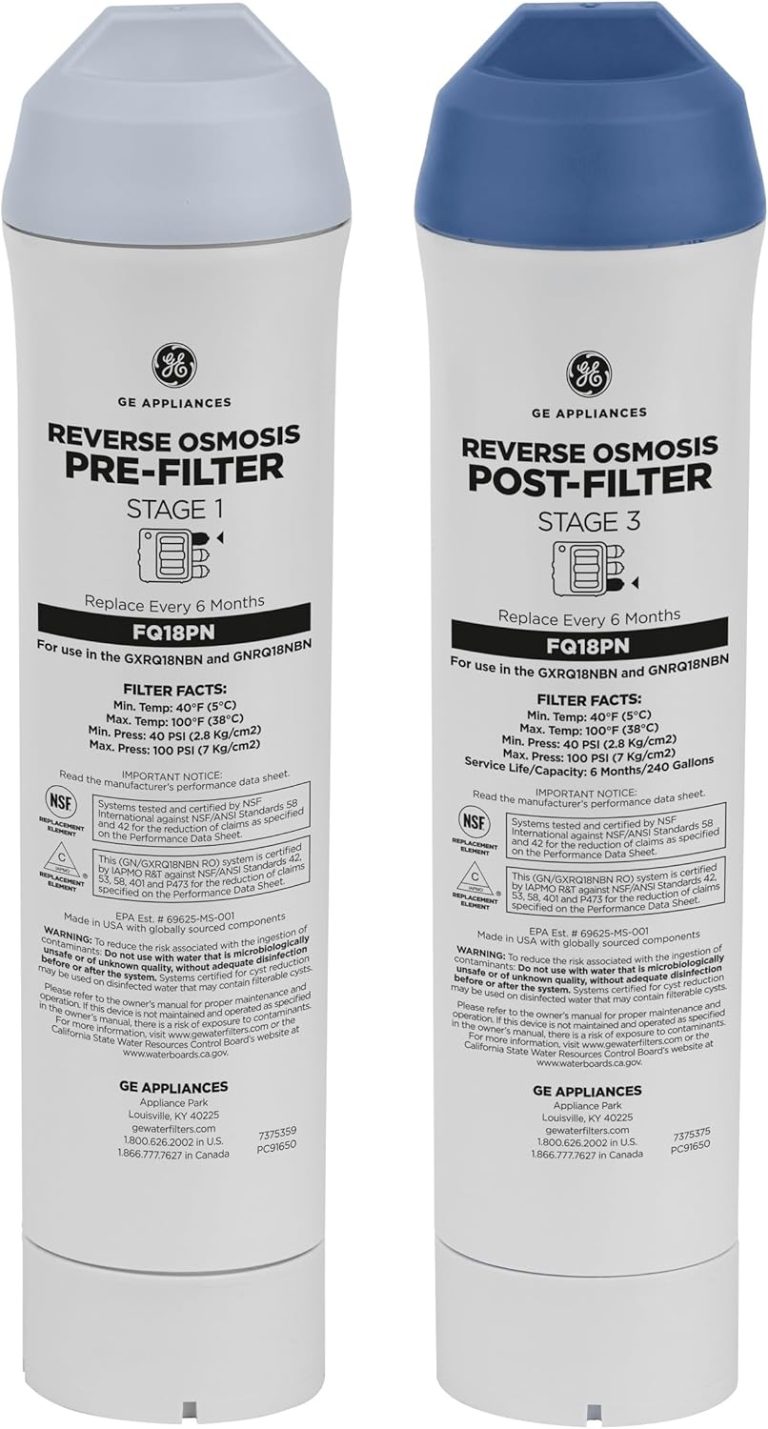 GE Pre & Post Filter Set | Compatible Under-Sink Replacement