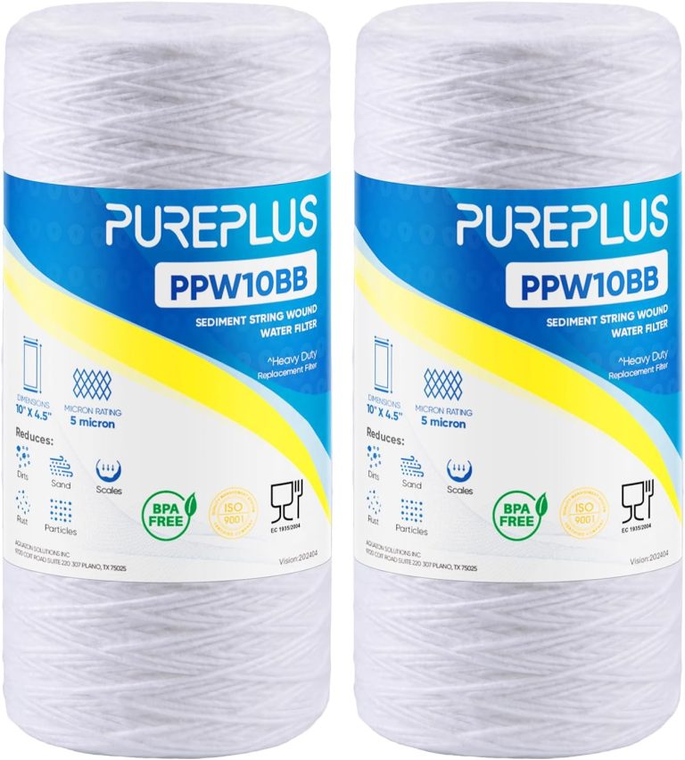 PUREPLUS String Wound Sediment Filter – Whole House 5 Micron