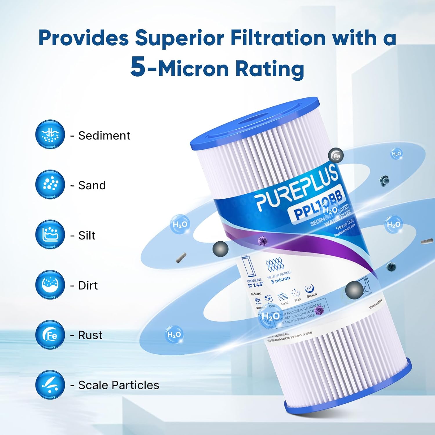 Real world performance image of PUREPLUS filter