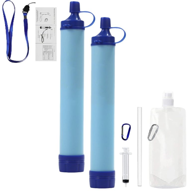 Water Filter Survival Portable Gear, Emergency 2PCS