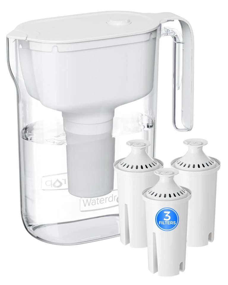 Waterdrop Water Filter Pitcher + 3 Replacement Filters