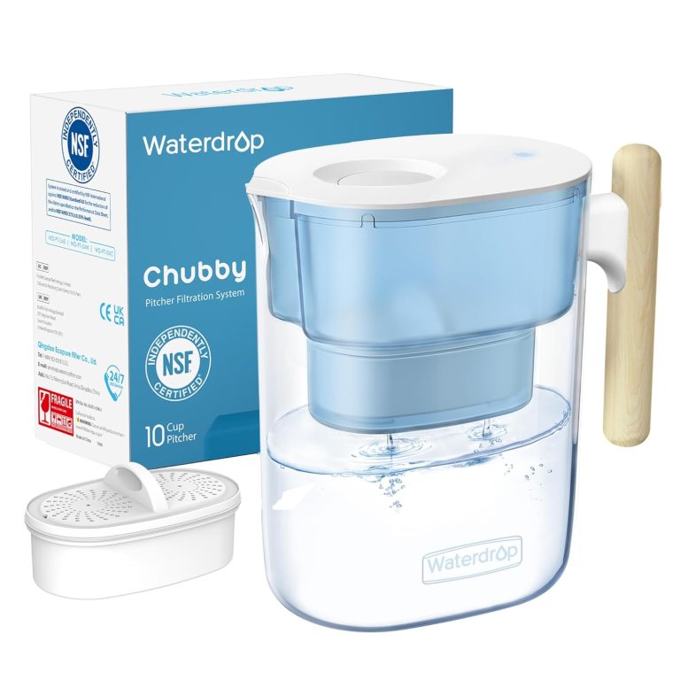 Waterdrop Water Filter Pitcher PT-04B, 10-Cup NSF Certified