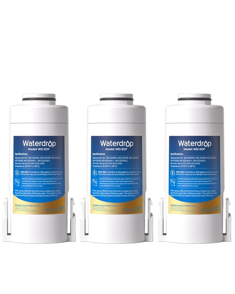 Waterdrop EDF Water Filter Replacement – 3 Pack 3 Months