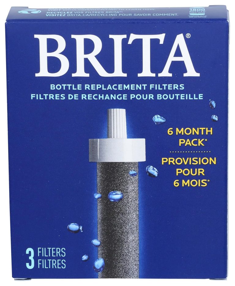 Brita Water Bottle Replacement Filters 3-Pack, BPA-Free
