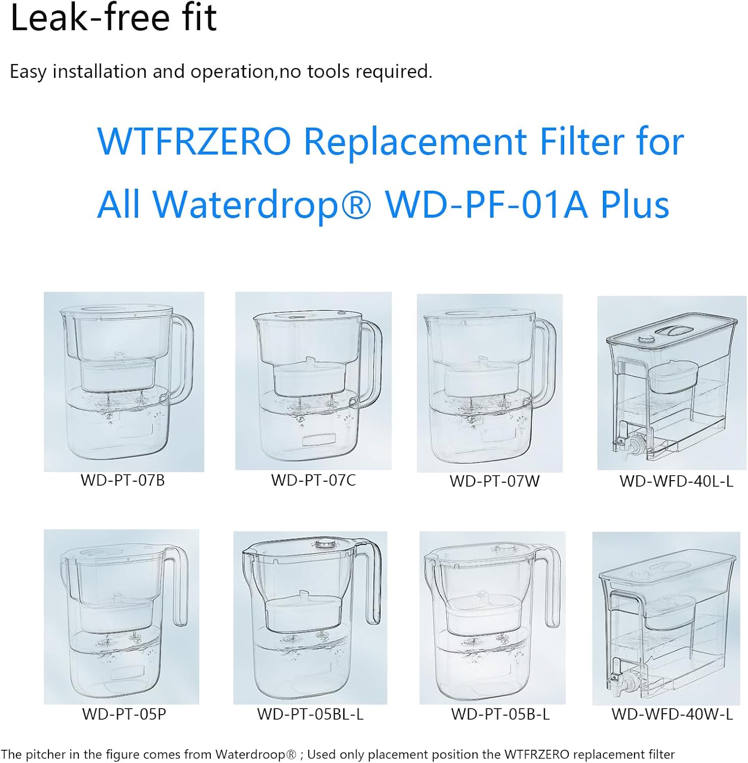 Waterdrop WD-PF-01A Plus replacement filter