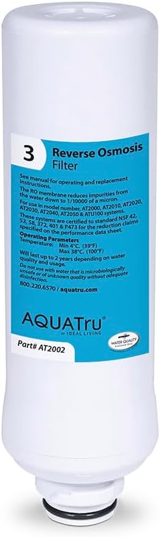 AquaTru Reverse Osmosis Filter Stage 3 Replacement