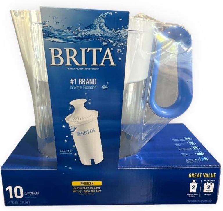 Brita Large Water Filter Pitcher – 10-Cup, 2 Filters