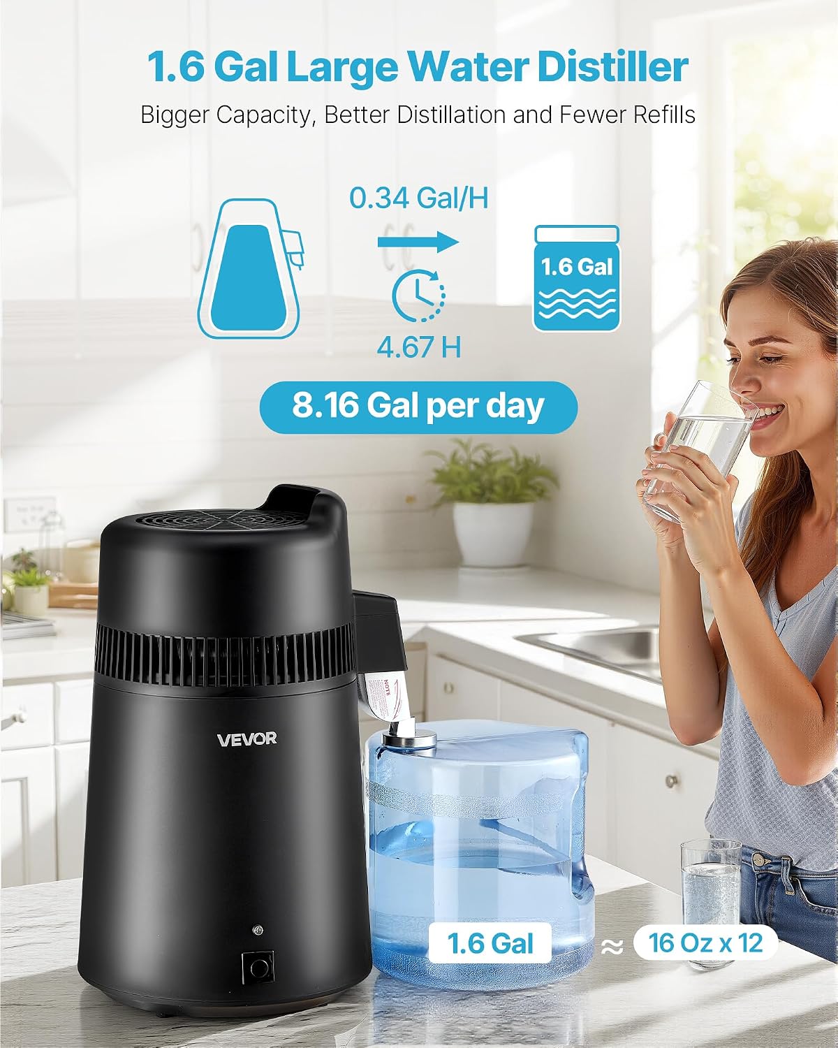 VEVOR water distiller overview