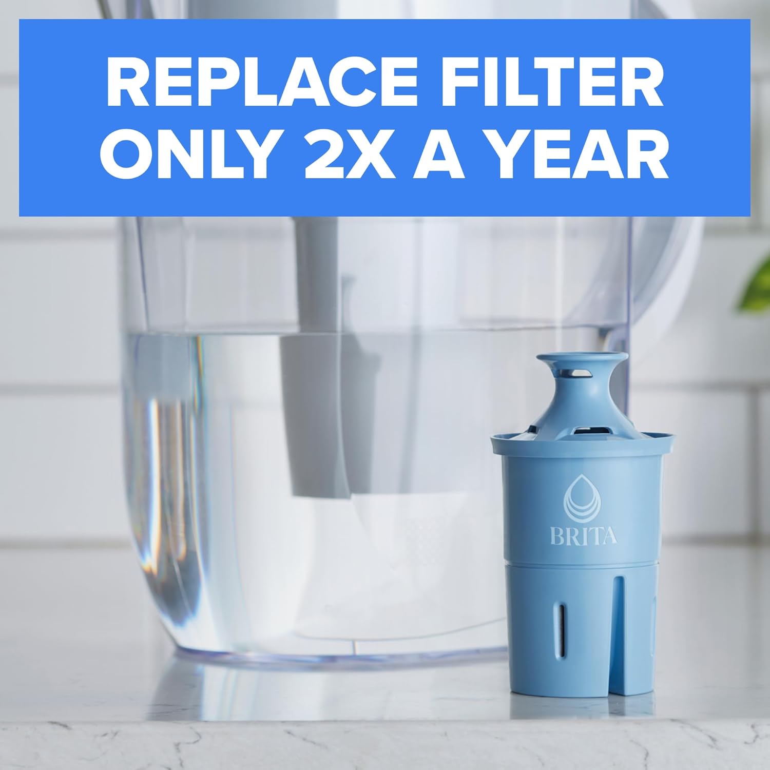 Brita Elite Water Filter Replacements for Pitchers and Dispensers, BPA-Free, Reduces 99% of Lead, Lasts Six Months or 120 Gallons, Includes 2 Pitcher Replacement Filters — Key Features