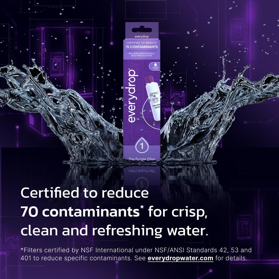 everydrop by Whirlpool Ice and Water Refrigerator Filter 1, EDR1RXD1, Single-Pack — Overview