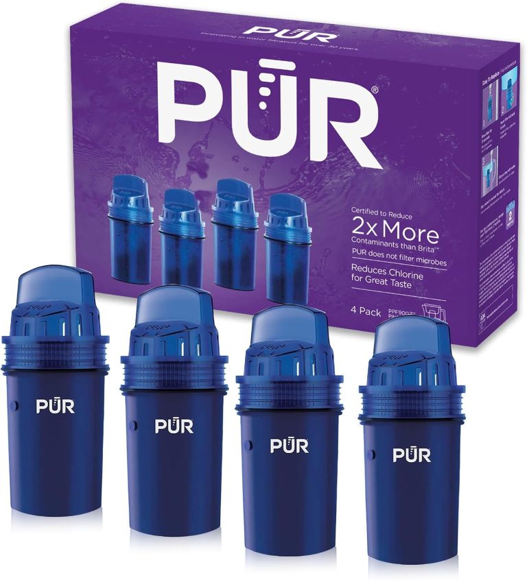 PUR Water Pitcher & Dispenser Replacement Filter — 4-Pack