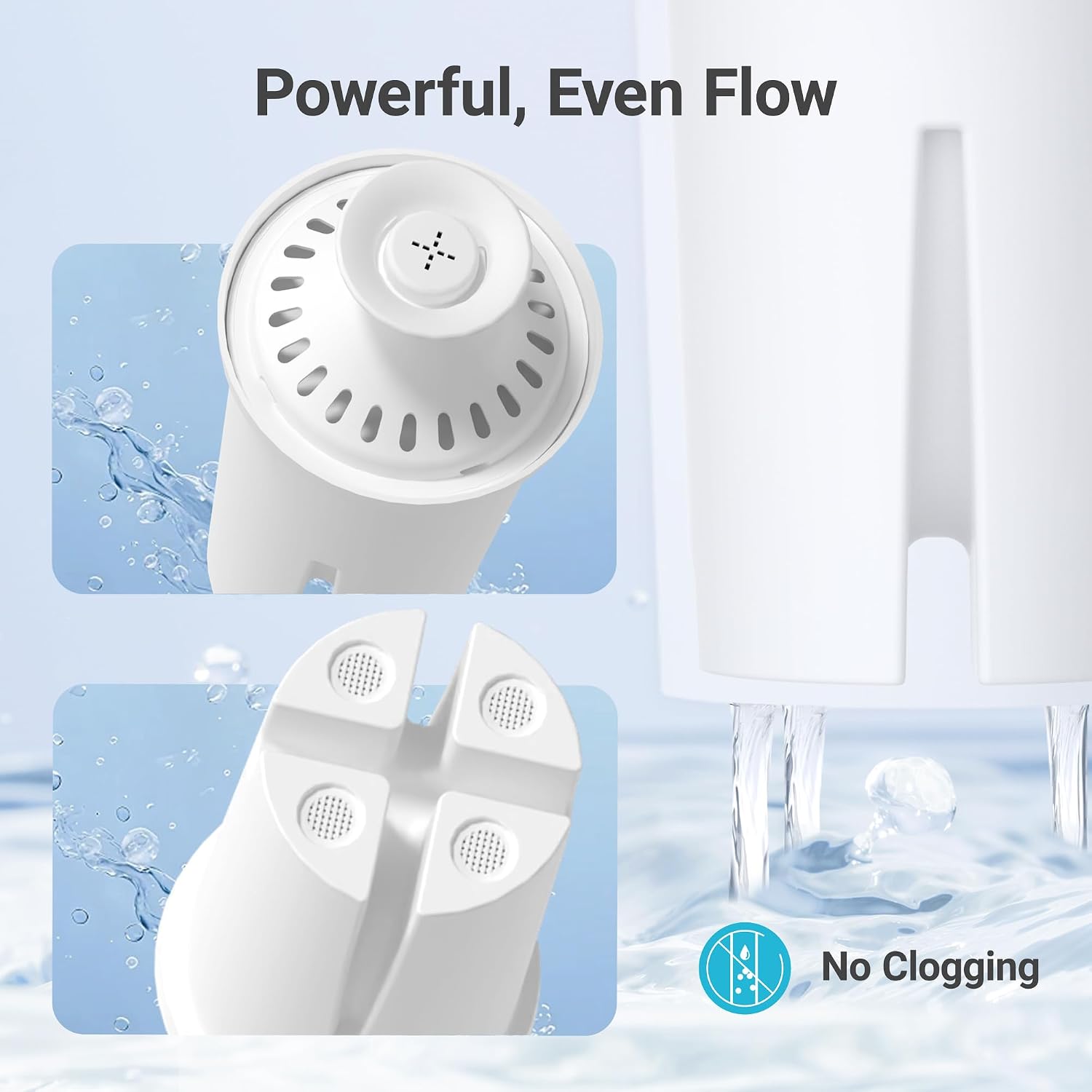 AQUA CREST Filter Replacement for Brita® Water Pitcher & Dispenser, 6 Pack | Compatible with Brita® Pitchers and Dispensers, OB03, Mavea® 107007 and More, NSF Certified, 1 Year Filter Supply, BPA-Free — Pros and Trade-Offs