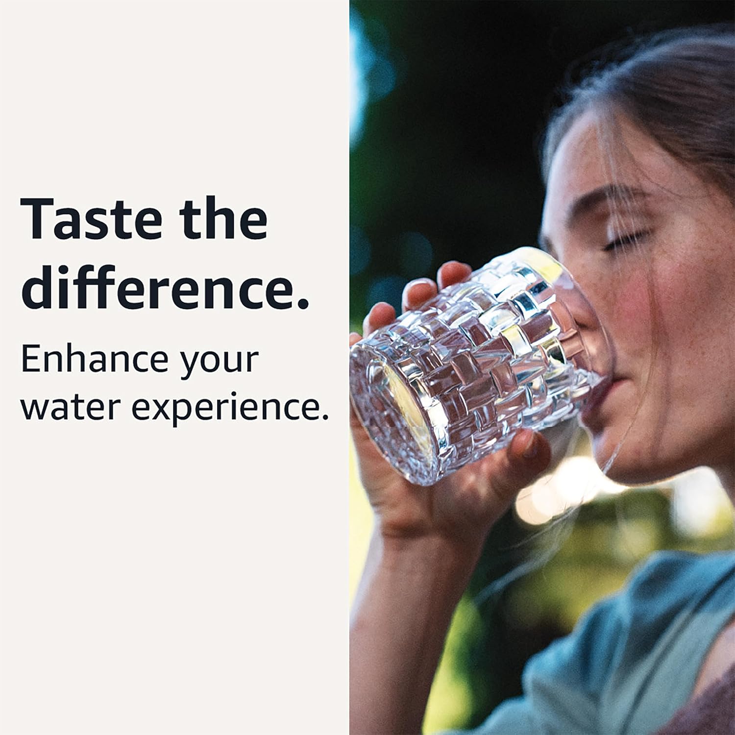 Amazon Basics Enhanced Water Filters for Pitcher, Brita Compatible, 3-Pack | Water filter cartridge, water pitcher filters reduce 9 contaminants, 6-Month Filter, WQA & NSF Certified, BPA-Free — Overview