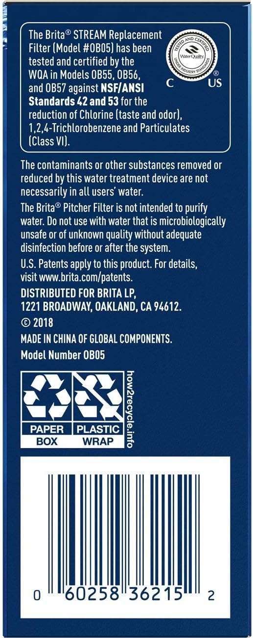 Brita Stream Replacement Water Filter for Stream Pitchers and Dispensers Only, WGA NSF/ANSI Certified, As-You-Pour Filtration, Removes Chlorine Taste & Odor, 3 Filters — Who This Product Is For