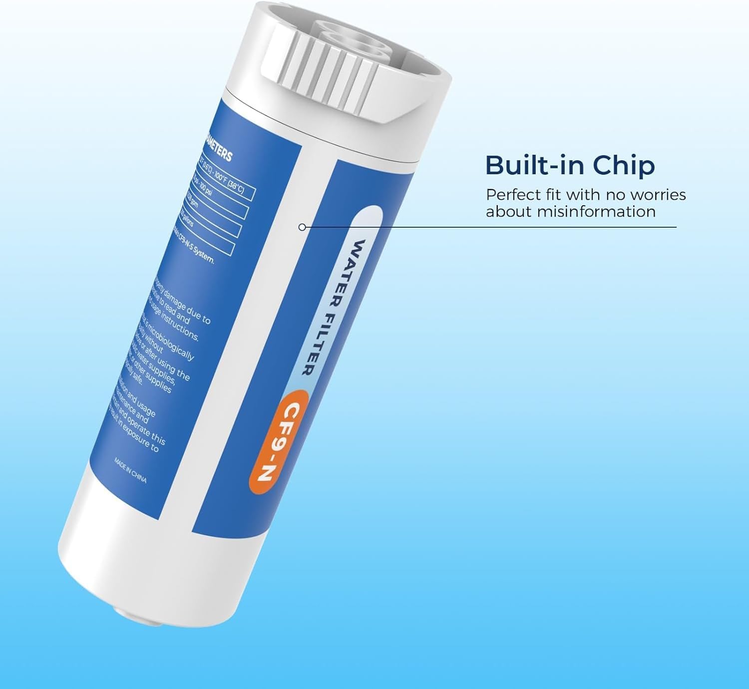 Crystala Filters XWFE (Built-in CHIP) Refrigerator Water Filter 1-Pack — Overview