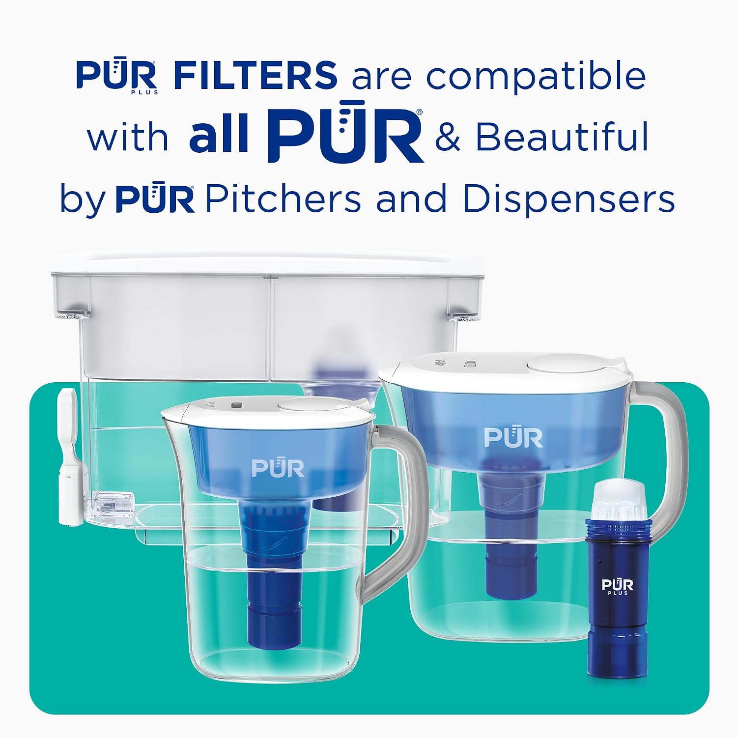 PUR Plus Water Filter Replacement for Pitchers & Dispensers, 6-Month Supply, 3 Count, Blue (PPF951K3) — Who This Product Is For