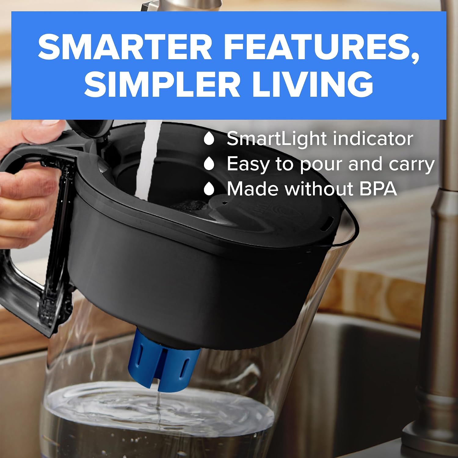 Brita Small 6 Cup Water Filter Pitcher, 1 Elite Filter, Metro, White — Real-World Performance