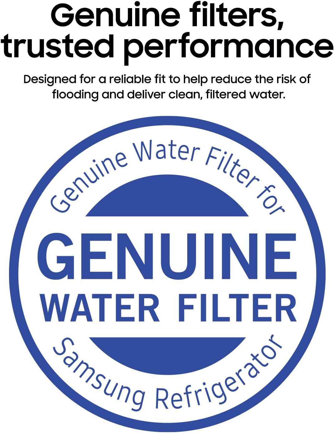 SAMSUNG Genuine Filter for Refrigerator Water and Ice, Carbon Block Filtration for Clean, Clear Drinking Water, 6-Month Life, HAF-CIN/EXP, 1 Pack — Ease of Use and Maintenance